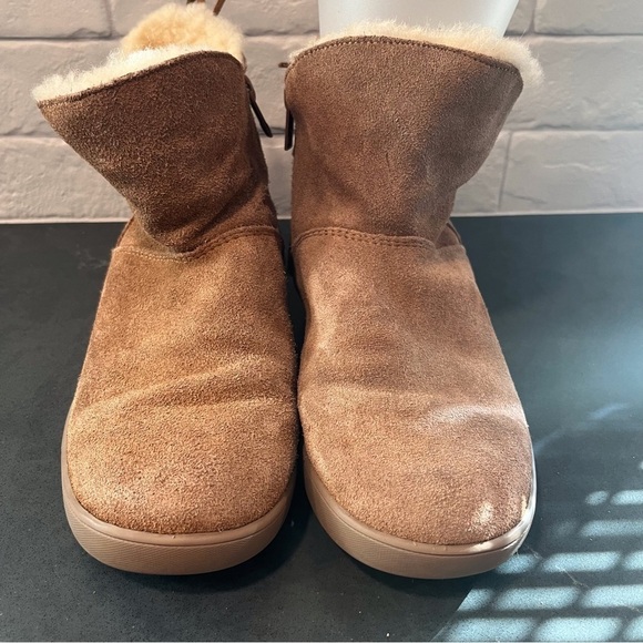 UGG Koolaburra sz 6 chestnut suede lined boots - Picture 8 of 15